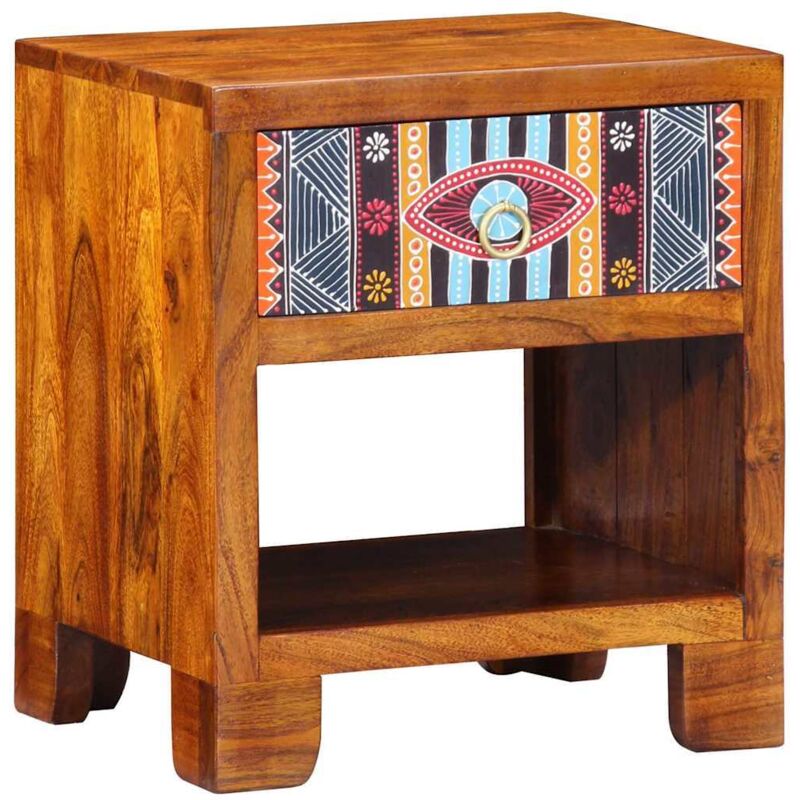 foto del prodotto mobiletto vidaxl 40x35x45 cm in legno massello di acacia