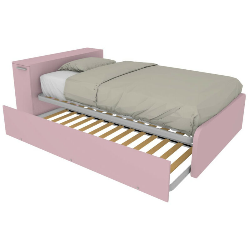 foto del prodotto mobilfino camerette letto una piazza e mezza 120x190 con contenitore e secondo letto estraibile cipriaf3c4ff