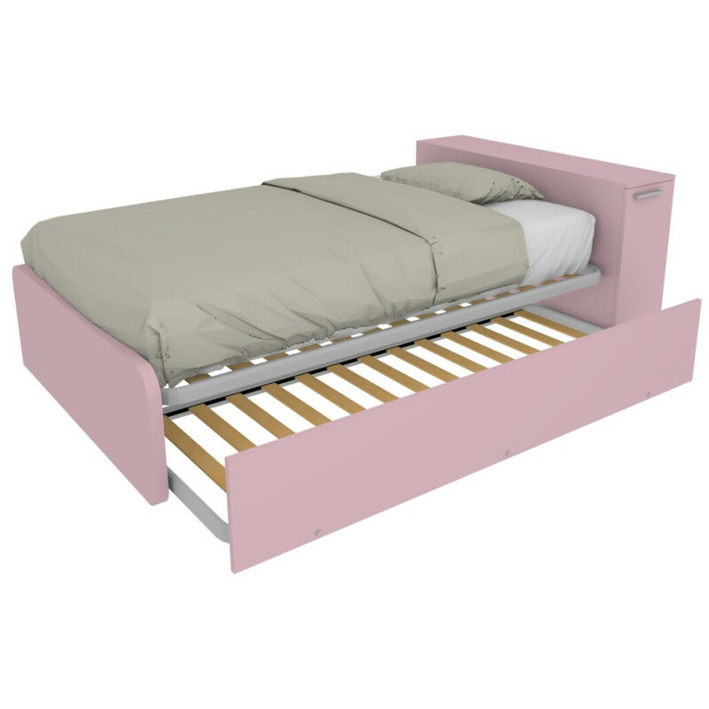 foto del prodotto mobilfino camerette letto una piazza e mezza 120x190 con contenitore e secondo letto estraibile cipriaf3c4ff