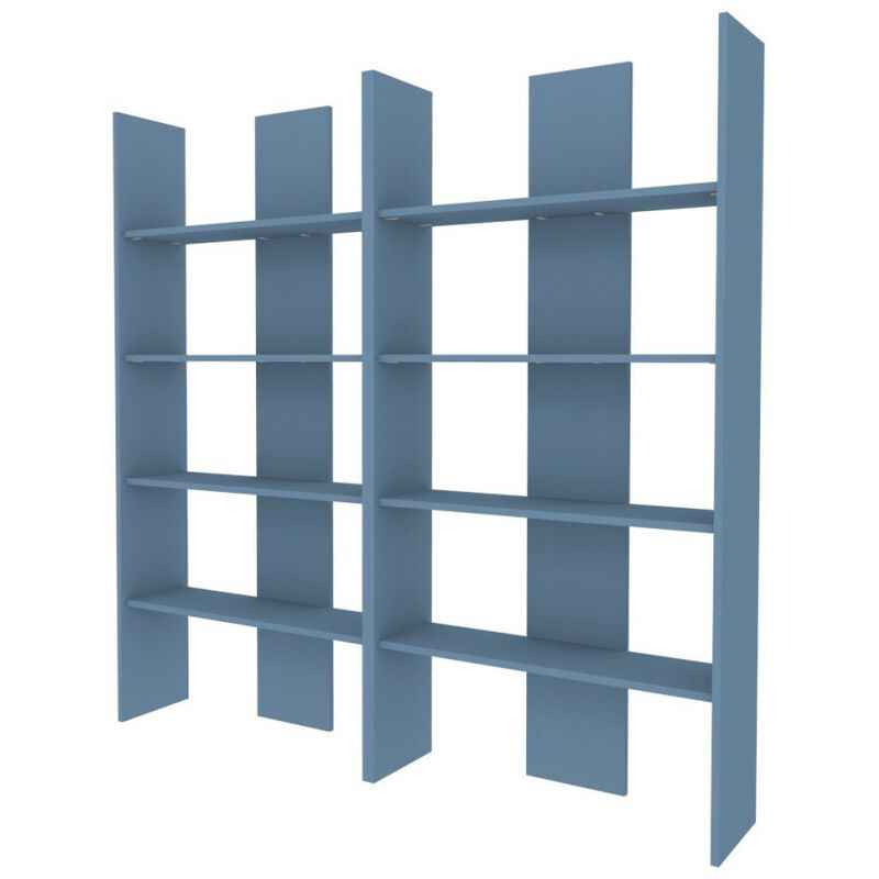 foto del prodotto mobilfino camerette libreria moderna per cameretta e soggiorno design versatile, resistente e facile da montare avio marina