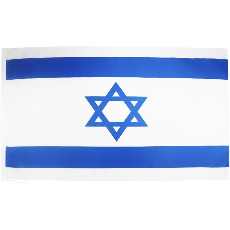 foto del prodotto mobili 2g - az flag bandiera israele 90x60cm - bandiera israeliana 60 x 90 cm foro per asta