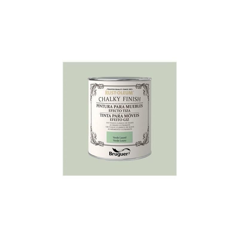 foto del prodotto mobili con finitura gessosa ruggine oleum laurel green 750ml bruguer