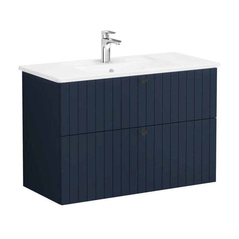 foto del prodotto mobili da bagno con lavabo root 100x67x46 cm blu opaco rootg100bints vitra