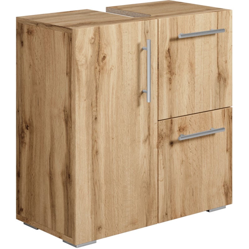 foto del prodotto mobili da bagno mars 60 x 30 x 60cm rovere armadio mobiletto lavabo