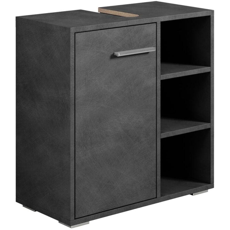 foto del prodotto mobili da bagno neptunus 60 x 28 x 60cm grigio scuro armadio