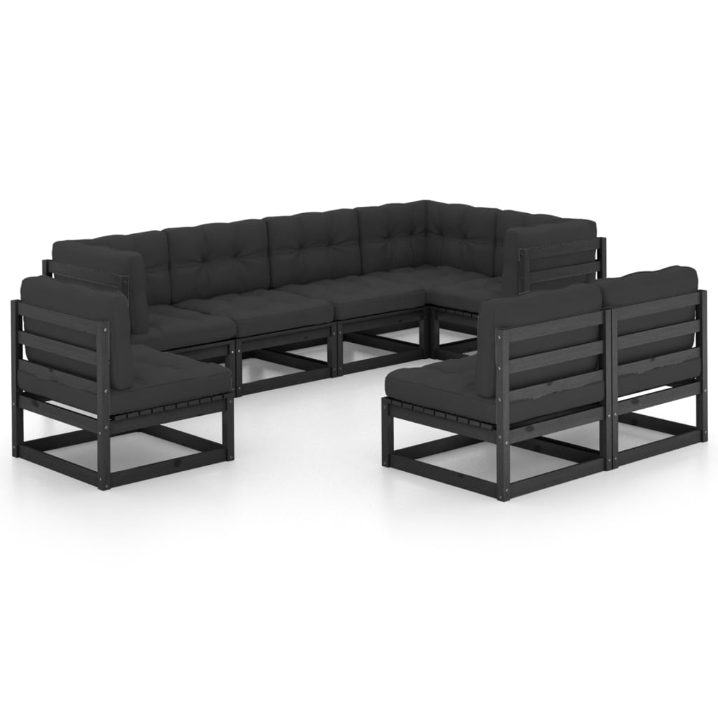 foto del prodotto mobili da giardino mobili da esterno set di mobili da 8 pezzi con cuscini in legno di pino massiccio 02 0017539