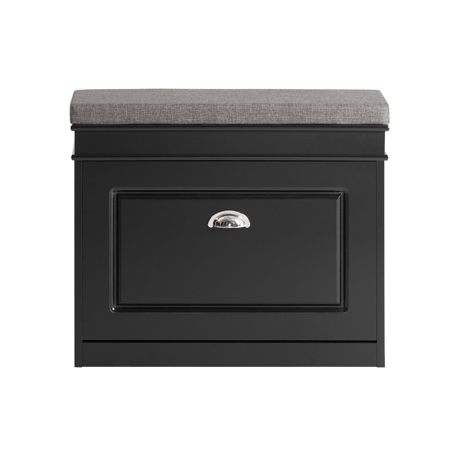 foto del prodotto mobili per scarpe serie scarpiere 1 anta 1 cuscino 60x24x51cm nero fsr82-k-sch