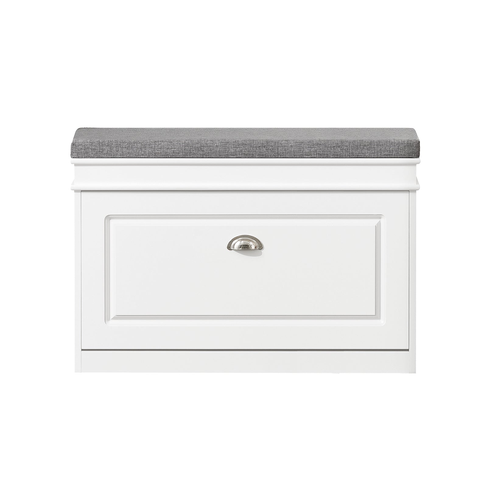 foto del prodotto mobili per scarpe serie scarpiere 1 anta 1 cuscino 75x24x51cm bianco fsr82-l-w