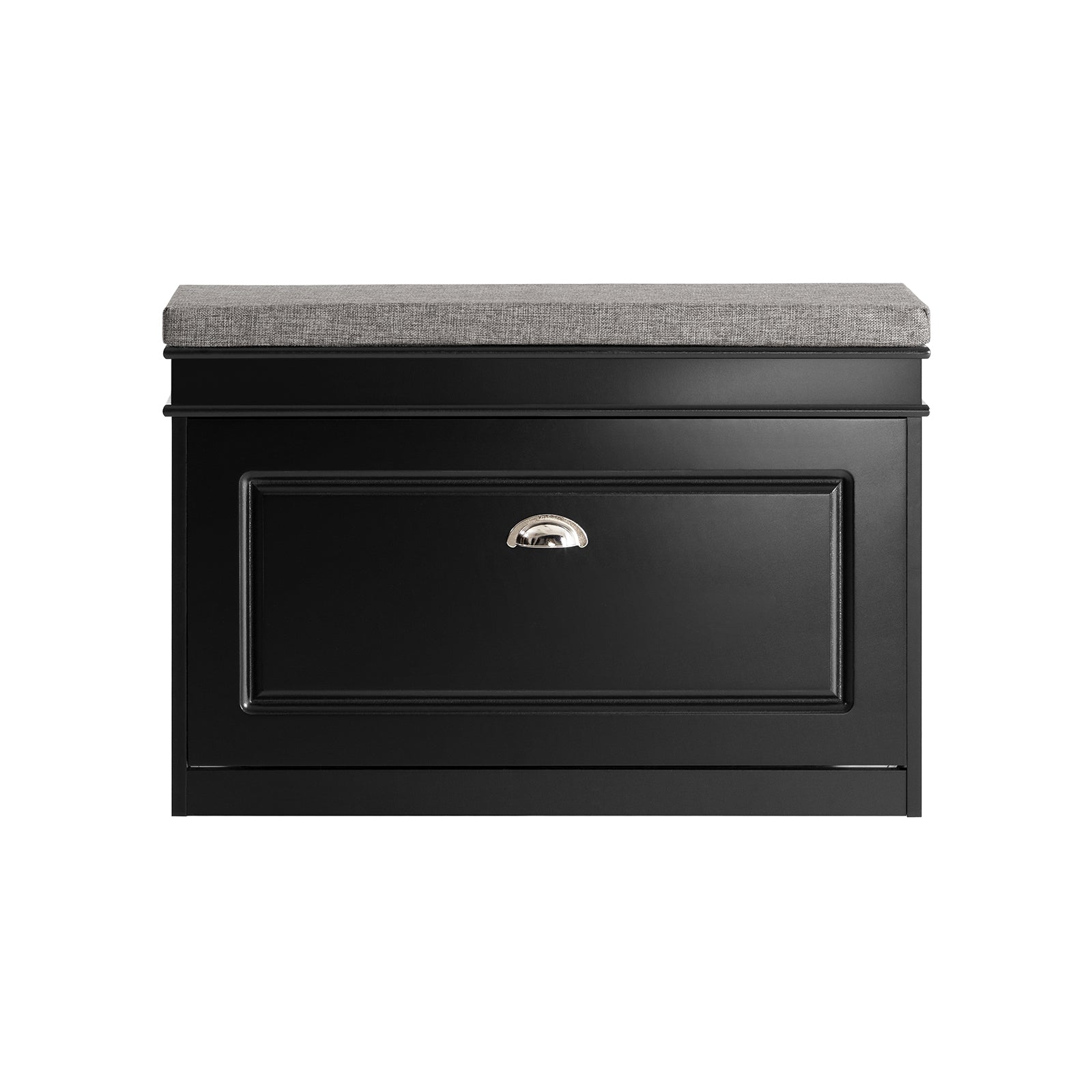 foto del prodotto mobili per scarpe serie scarpiere 1 anta 1 cuscino 75x24x51cm nero fsr82-l-sch