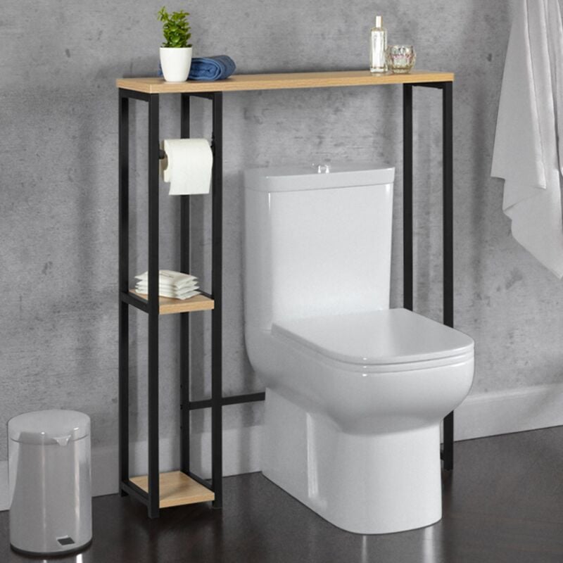 foto del prodotto mobili per wc con ripani di design industriale detroit