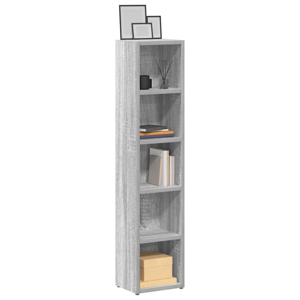 foto del prodotto mobili porta cd 2pz grigio sonoma 21x16x93,5 legno multistrato cod mxl 72634
