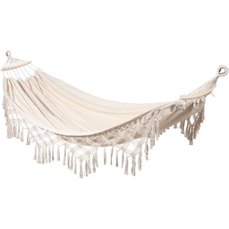 foto del prodotto mobili rebecca amaca da giardino rebecca mobili daylily 200x150 policotone canvas beige boho