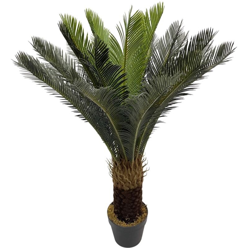 foto del prodotto mobili rebecca pianta artificiale cycas rebecca mobili siyar 90x35x35 polietilene polietilene verde marrone