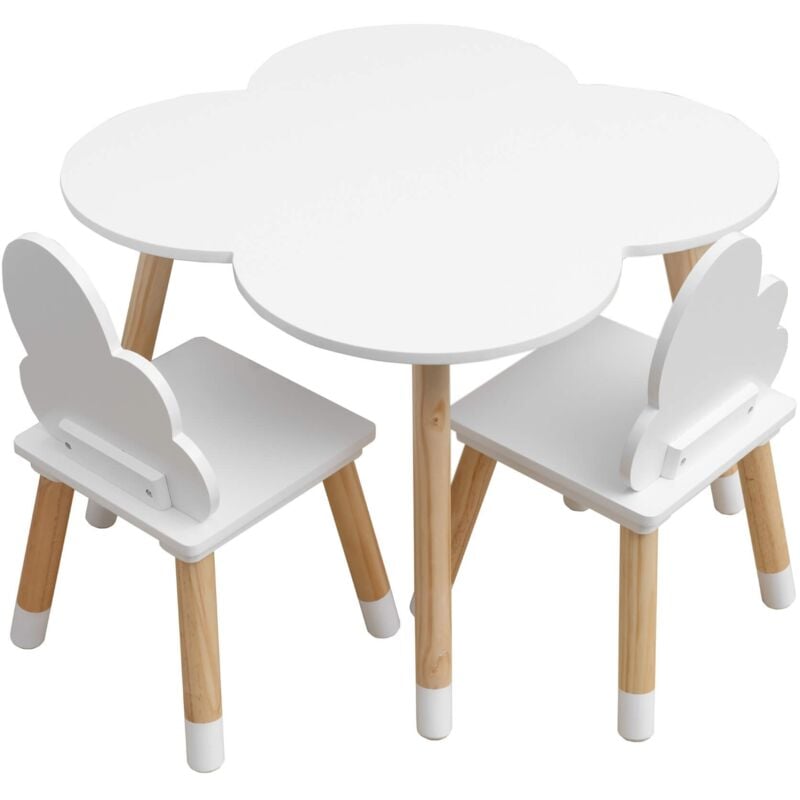 foto del prodotto mobili rebecca rebecca mobili set tavolono e 2 sedie per bambini tavolo bimbi in legno verde giochi cameratta
