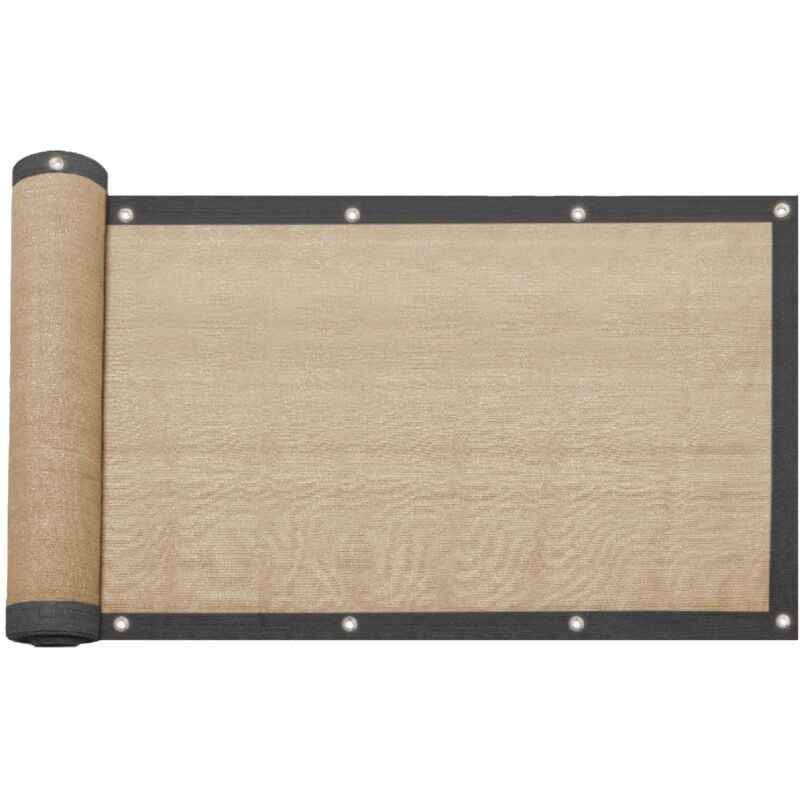 foto del prodotto mobili rebecca telo frangivista rebecca mobili celtis 200x1000 polietilene hdpe alluminio beige nero