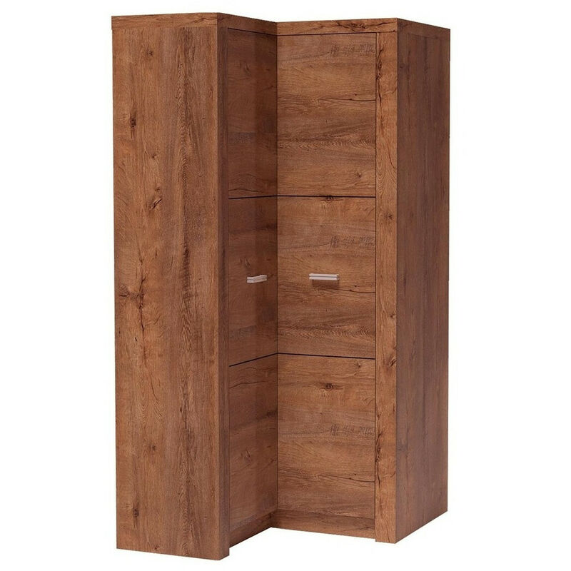 foto del prodotto mobilier1 armadio ad angolo serfeno 111, frassino, 192x106x90cm, porte guardaroba battenti, numero di ripiani 0