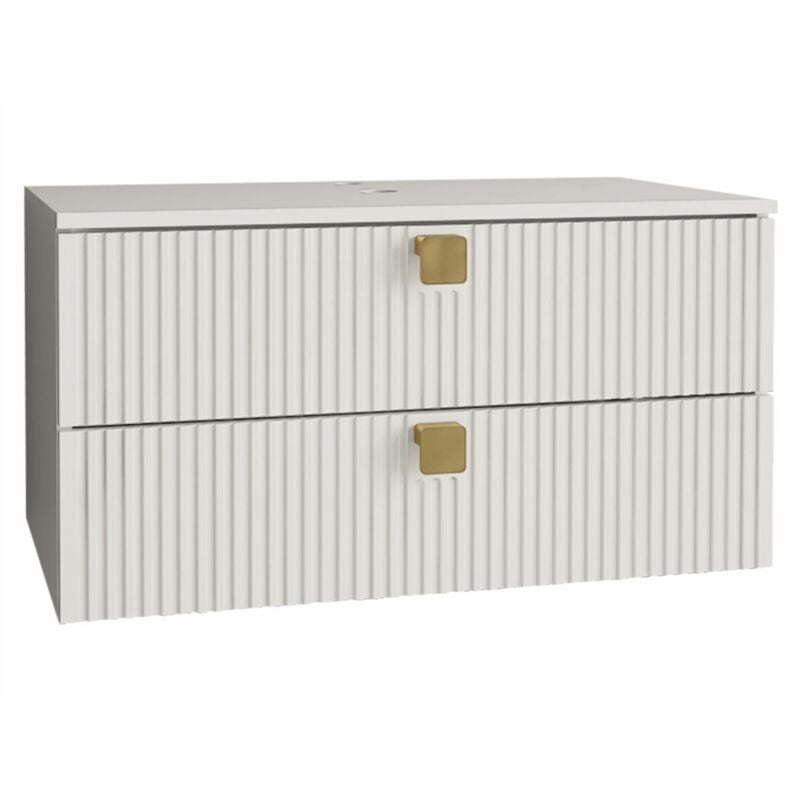 foto del prodotto mobilier1 comodino da bagno per lavandino orlvera 102, bianco, montaggio a parete, il numero di porte 0, 42x80x46cm, pannello di fibra a media