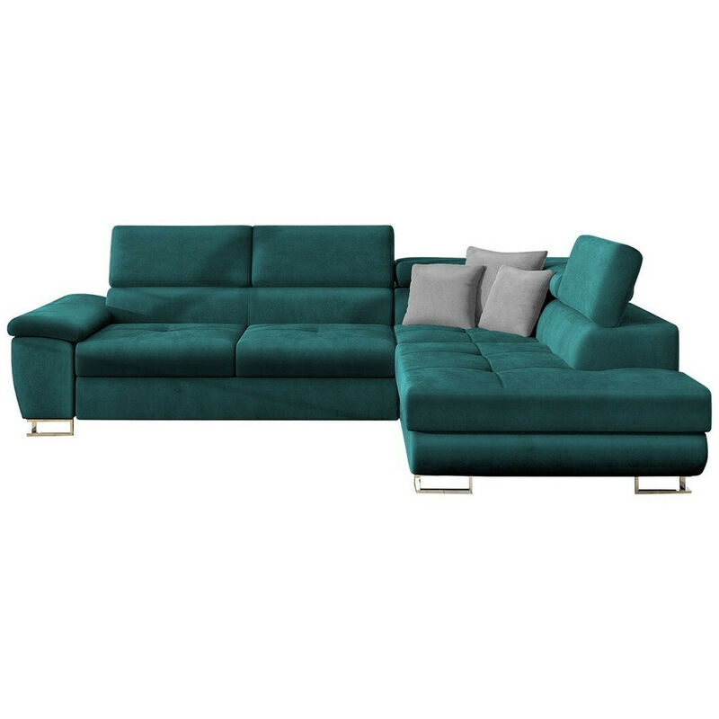 foto del prodotto mobilier1 divano angolare comfivo 166, magic velvet 2221 magic velvet 2240, con, 270x202x71cm, 0