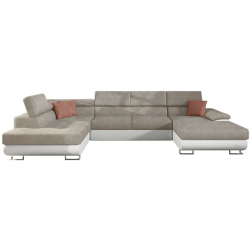 foto del prodotto mobilier1 divano angolare comfivo 190, soft 017 uttario velvet 2979 uttario velvet 2955 st, con, 345x202x71cm, 0