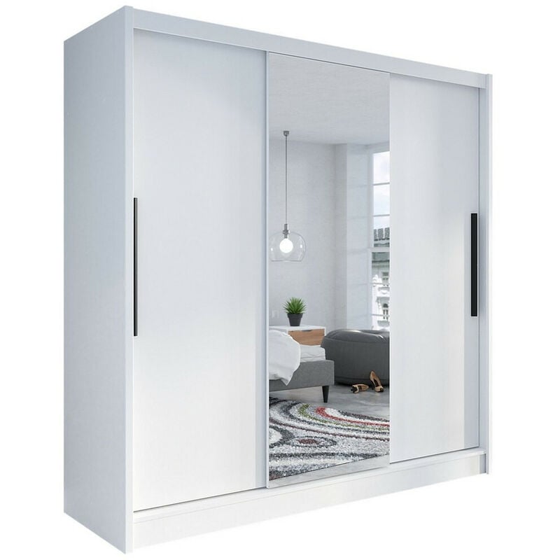 foto del prodotto mobilier1 guardaroba bristol 116 , 205x205x63cm, porte guardaroba scorrevoli, numero di ripiani 0