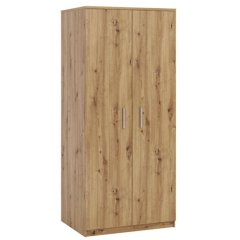 foto del prodotto mobilier1 guardaroba catromi 117, rovere artisan, 202x90x65cm, porte guardaroba battenti, numero di ripiani 0