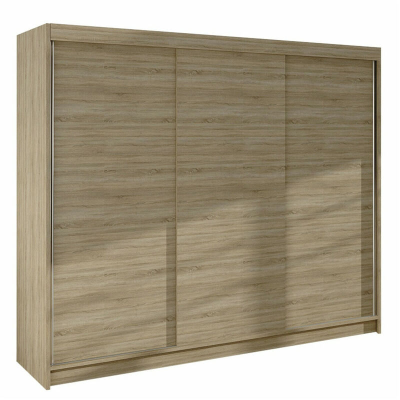 foto del prodotto mobilier1 - guardaroba closico 159, sonoma quercia, 215x200x58cm, porte guardaroba: scorrevoli, numero di ripiani: 0