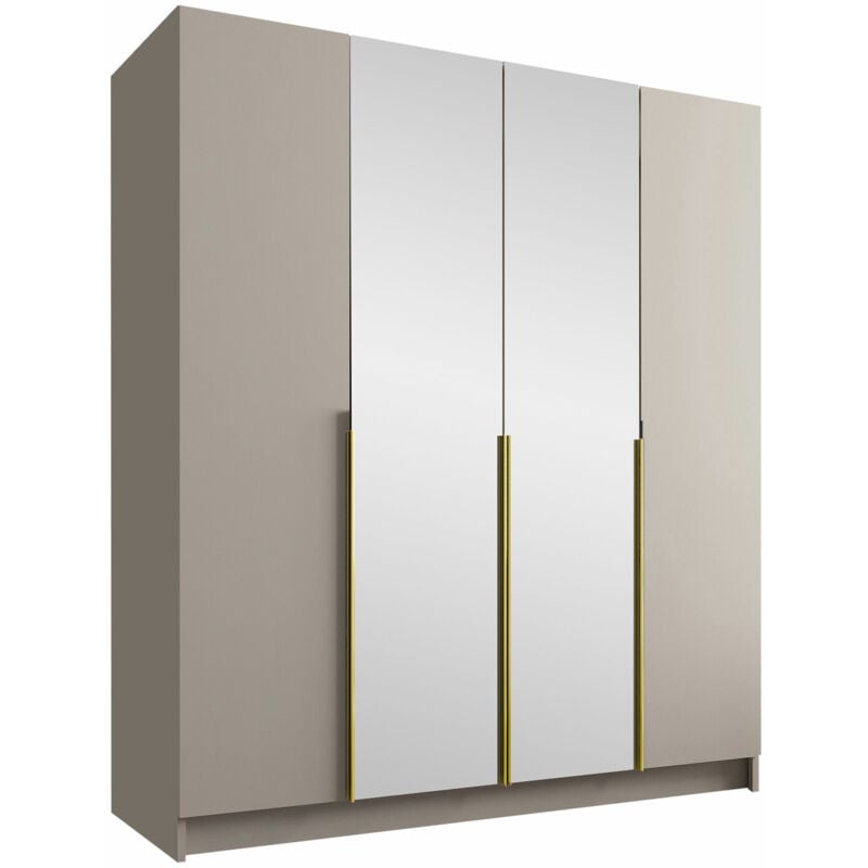 foto del prodotto mobilier1 guardaroba closico 191, cachemire d oro, 215x200x58cm, porte guardaroba battenti, numero di ripiani 0
