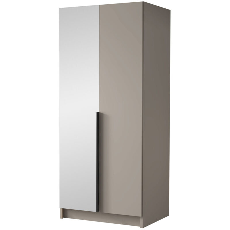 foto del prodotto mobilier1 guardaroba closico 194, cachemire nero, 215x100x58cm, porte guardaroba battenti, numero di ripiani 0