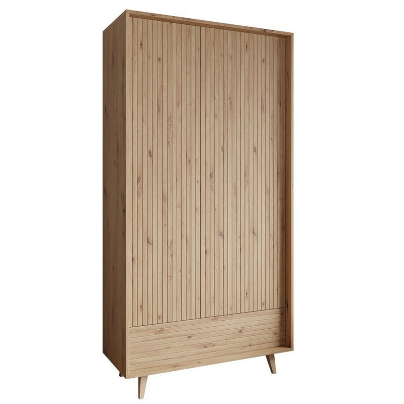 foto del prodotto mobilier1 guardaroba comfivo romtori 106 , 180x92x40cm, porte guardaroba battenti, numero di ripiani 0