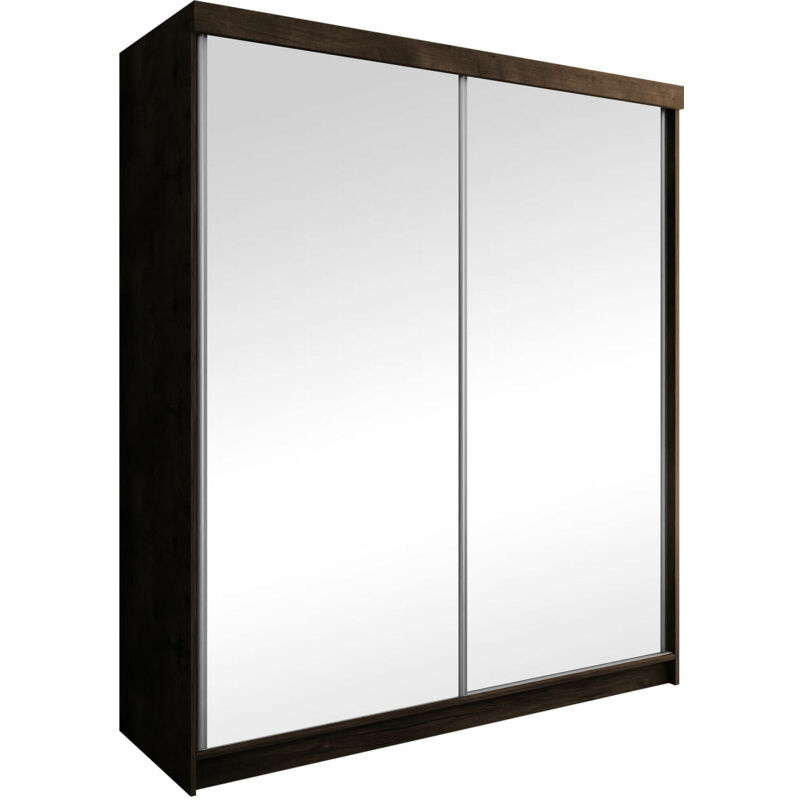 foto del prodotto mobilier1 guardaroba dover 106, cenere scuro, 200x200x62cm, porte guardaroba scorrevoli, numero di ripiani 0