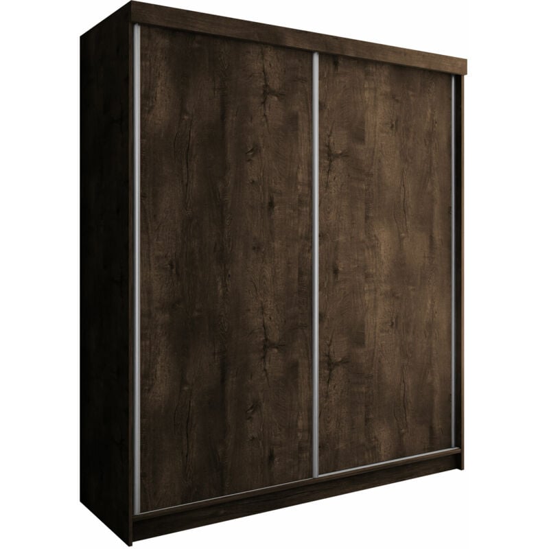 foto del prodotto mobilier1 guardaroba dover 108, cenere scuro, 200x200x62cm, porte guardaroba scorrevoli, numero di ripiani 0