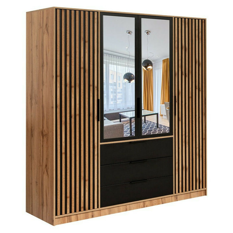 foto del prodotto mobilier1 guardaroba enolevo 102 , 200x196x58cm, porte guardaroba battenti, numero di ripiani 0