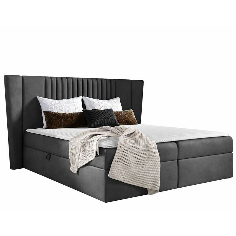 foto del prodotto mobilier1 letto continentale baltimore 184, magic velvet 2271, continentale, singolo, 120x200, arazzo, 173x214x103cm