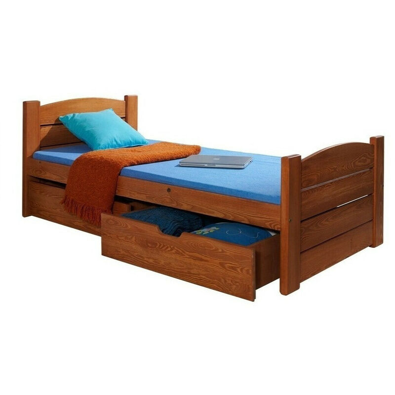 foto del prodotto mobilier1 letto henderson 126 , singolo, 90x200, legno, con, 97x210x68cm