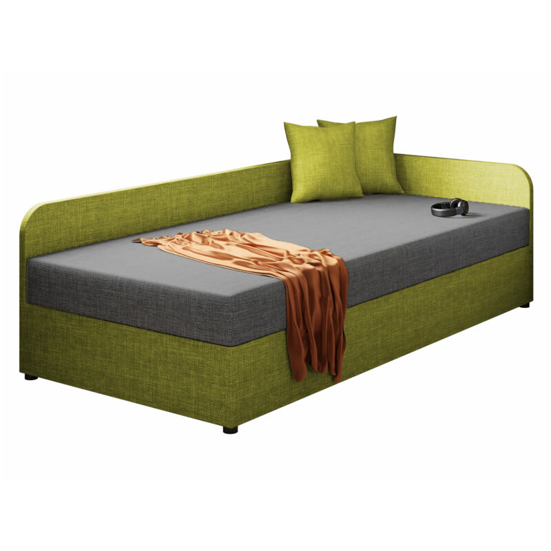 foto del prodotto mobilier1 letto memphis 128, lux 22 lux 06, singolo, 90x200, arazzo, con, 95x205x60cm