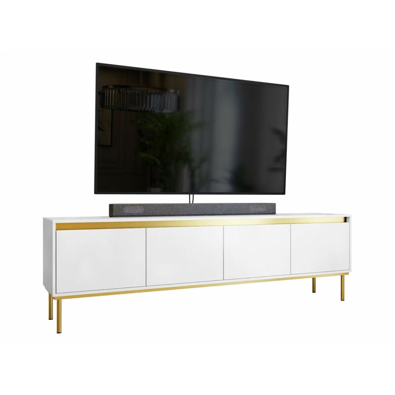 foto del prodotto mobilier1 mobile porta tv comfivo coretro 102, bianco, il numero di porte 0, numero di cassetti 0, 200x60x40cm