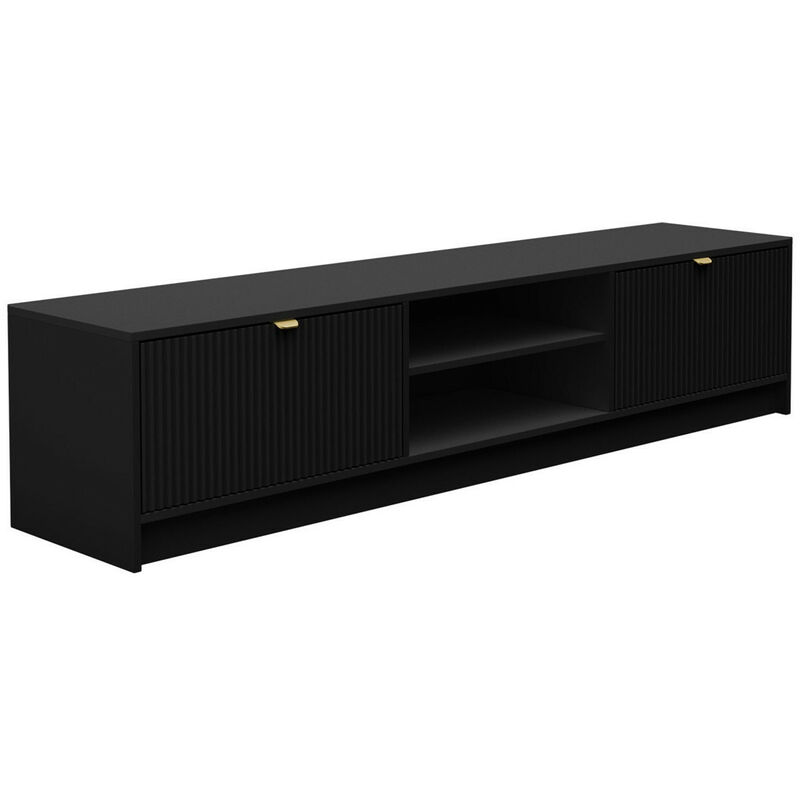 foto del prodotto mobilier1 mobile porta tv comfivo larmire 104, nero, il numero di porte 0, numero di cassetti 0, 180x40x40cm