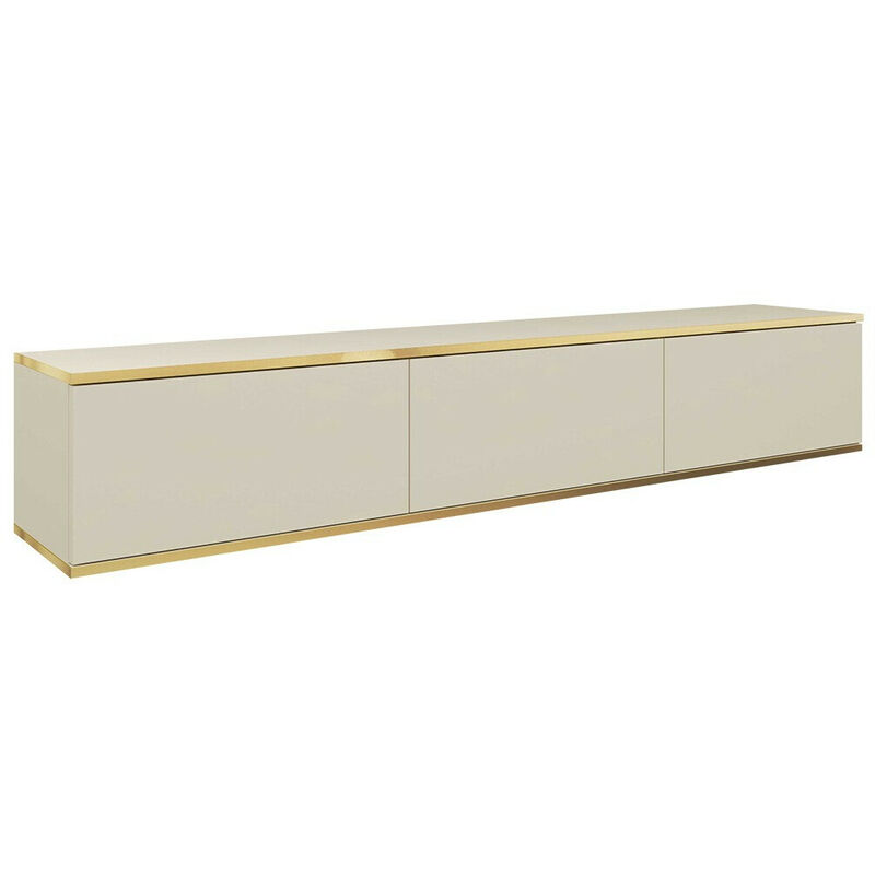 foto del prodotto mobilier1 mobile porta tv felduno 100, crema d oro, il numero di porte 0, numero di cassetti 0, 175x30x32cm