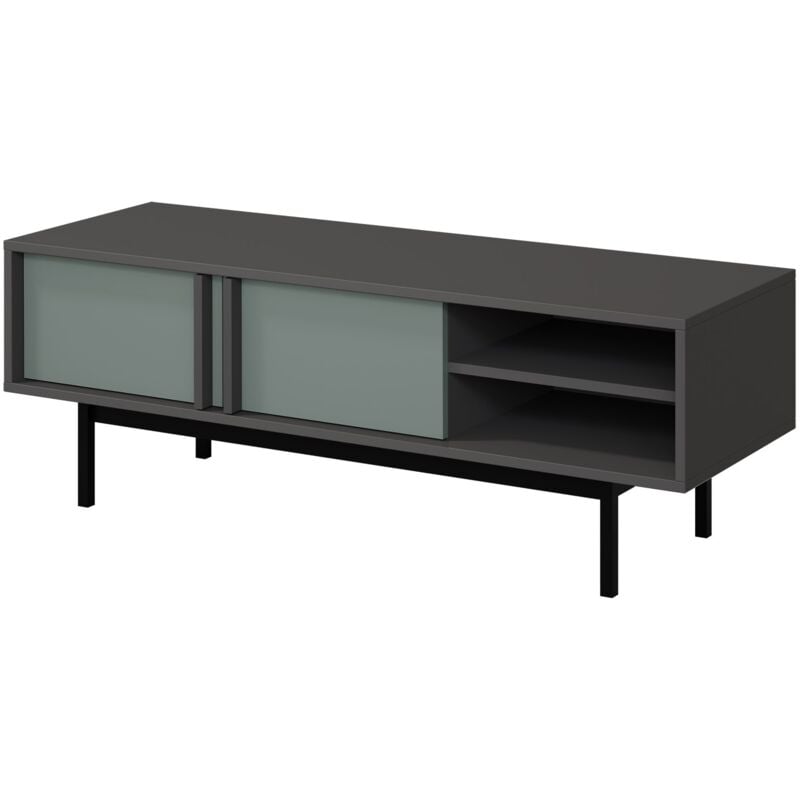 foto del prodotto mobilier1 mobile porta tv levali 109, verde polveroso, il numero di porte 0, numero di cassetti 0, 123x43x43cm