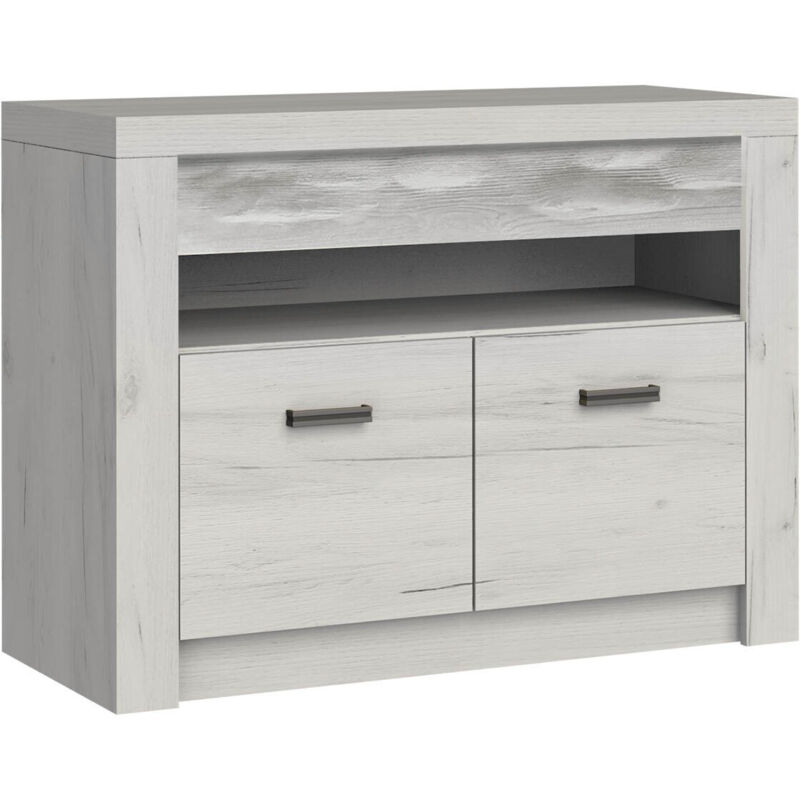 foto del prodotto mobilier1 mobile porta tv serfeno 107, bianco artigianale, il numero di porte 0, numero di cassetti 0, 96x73x42cm, led senza