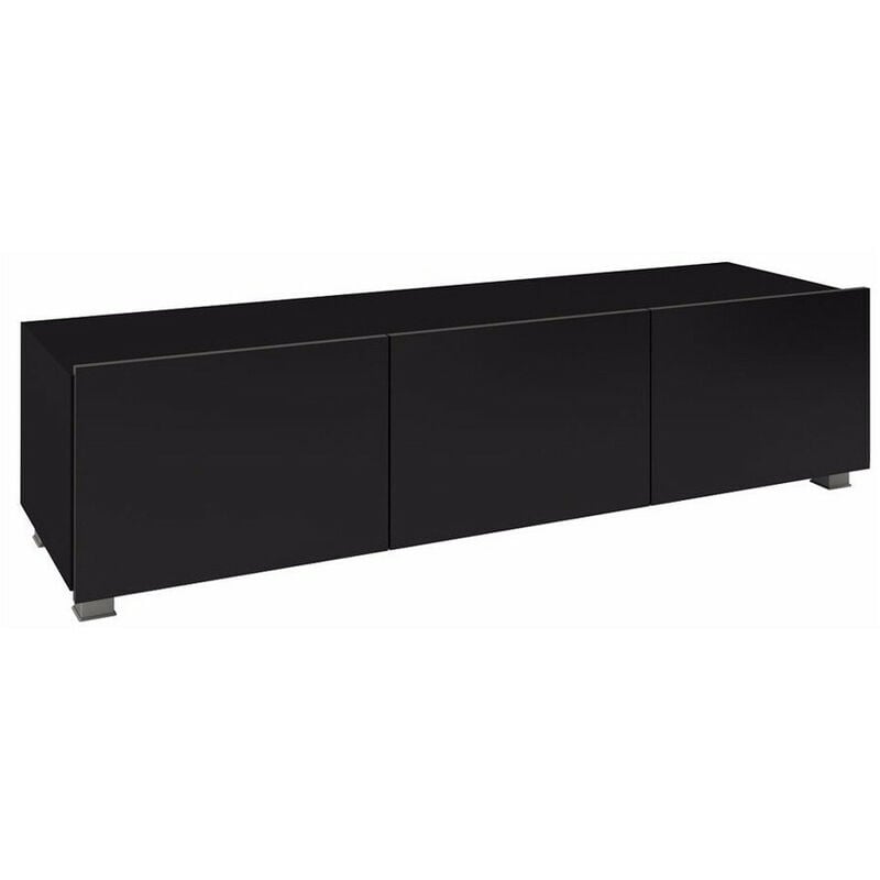 foto del prodotto mobilier1 mobile porta tv tivdalu 103, nero nero lucido, il numero di porte 0, numero di cassetti 0, 150x37x43cm