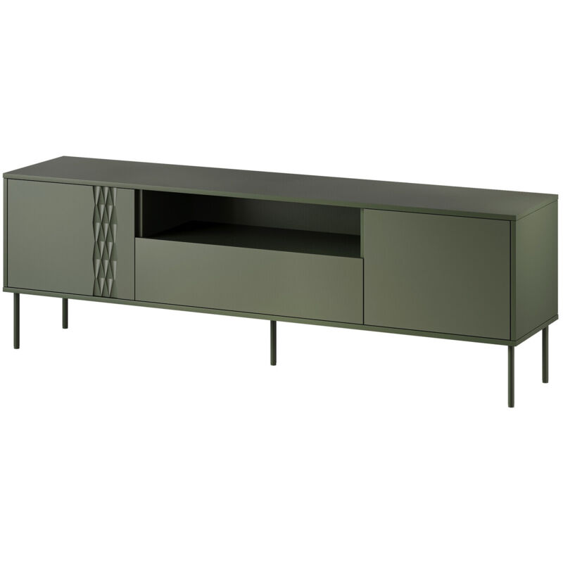 foto del prodotto mobilier1 mobile porta tv tolete 105, verde, il numero di porte 0, numero di cassetti 0, 180x55x40cm