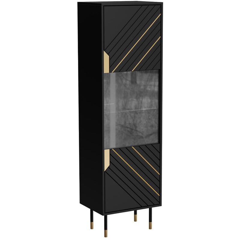 foto del prodotto mobilier1 scaffale elmteo 105 , con porte, chiuso, pannello di fibra a media densit , truciolare laminato, vetro temperato, il numero di porte 0,
