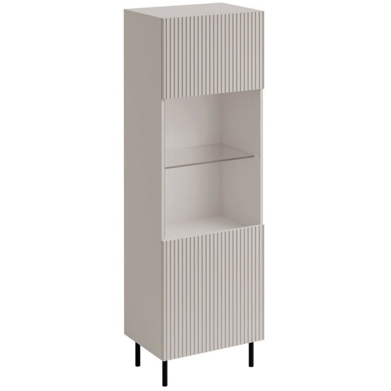 foto del prodotto mobilier1 scaffale livsevi 106 , con porte, chiuso, vetro temperato, pannello di fibra a media densit , truciolare laminato, il numero di porte 0,