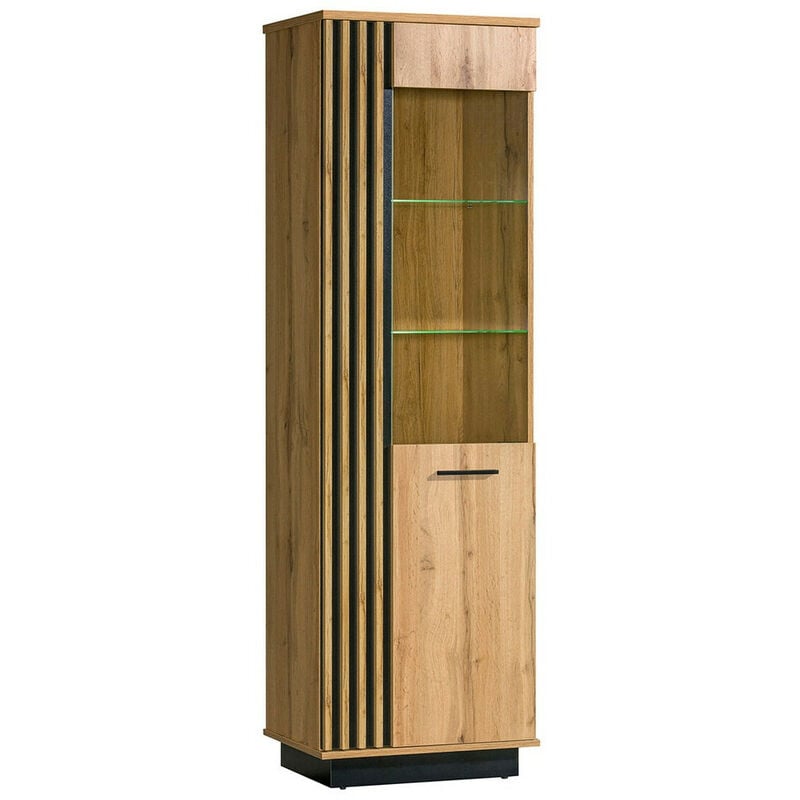 foto del prodotto mobilier1 scaffale tenodeu 101 , chiuso, con porte, vetro temperato, pannello di fibra a media densit , truciolare laminato, il numero di porte 0,