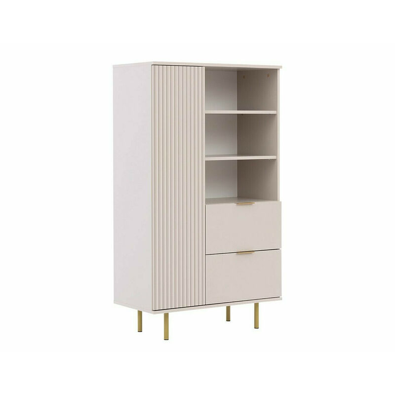 foto del prodotto mobilier1 scaffale virdomi 103, cachemire, chiuso, con cassetti, con porte, pannello di fibra a media densit , truciolare laminato, il numero di