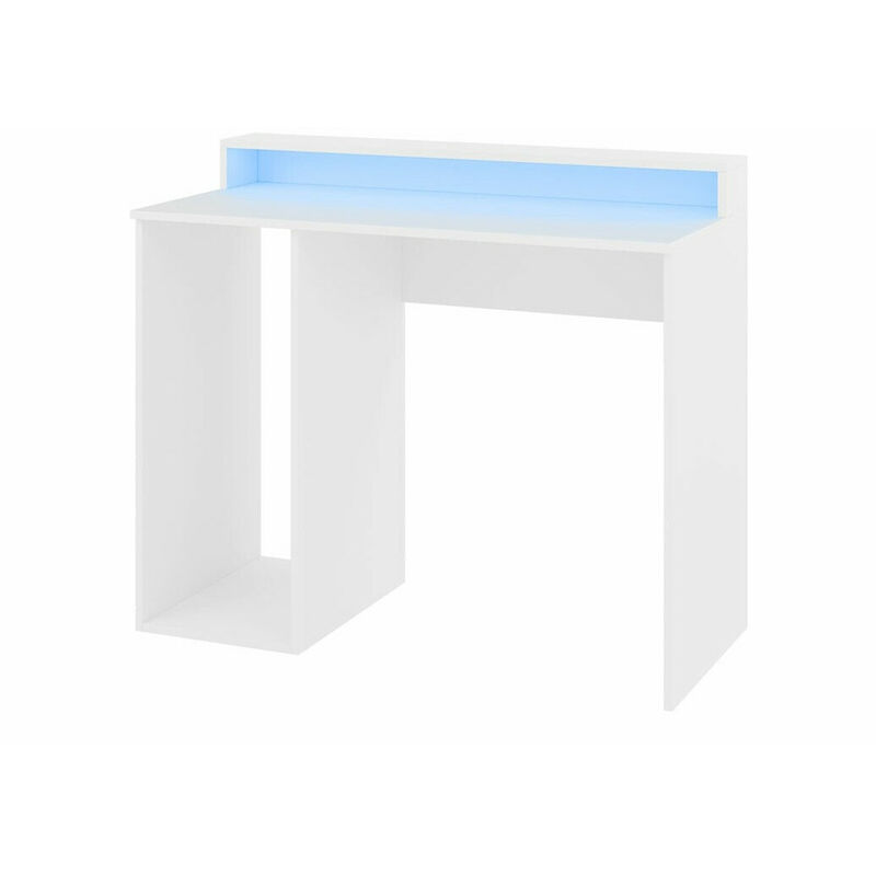 foto del prodotto mobilier1 scrivania da gioco hartford 324, bianco, il numero di porte 0, numero di cassetti 0, 78x106x48cm, led con