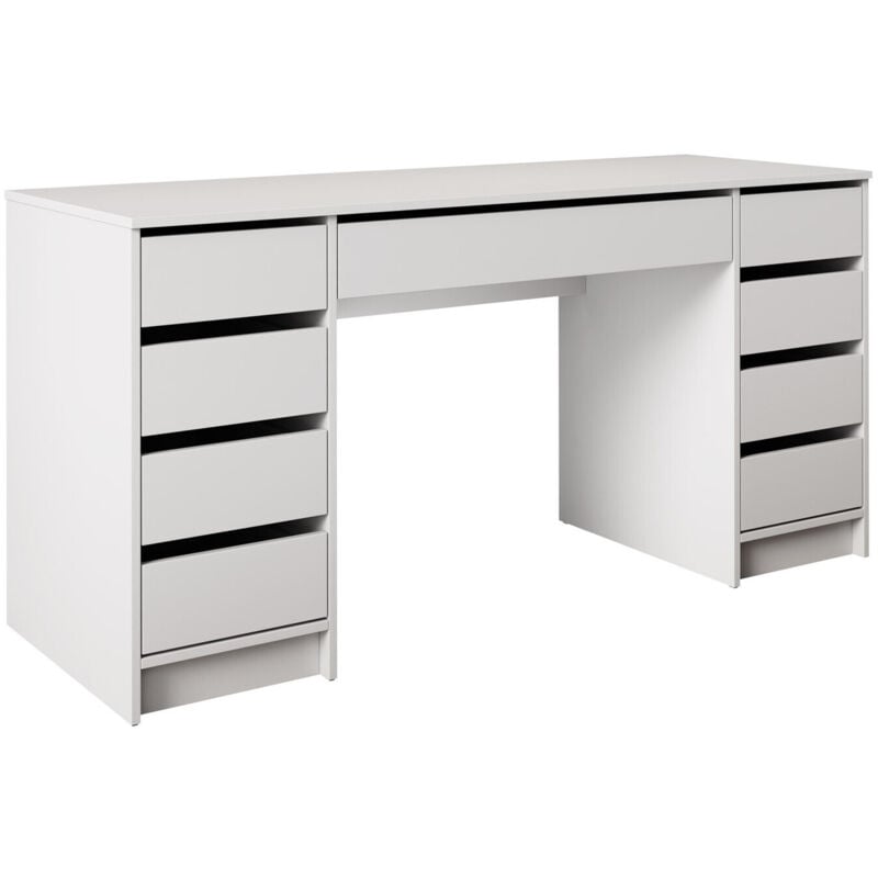 foto del prodotto mobilier1 scrivania da ufficio comfivo 401, bianco, con cassetti, il numero di porte 0, numero di cassetti 0, 76x154x55cm