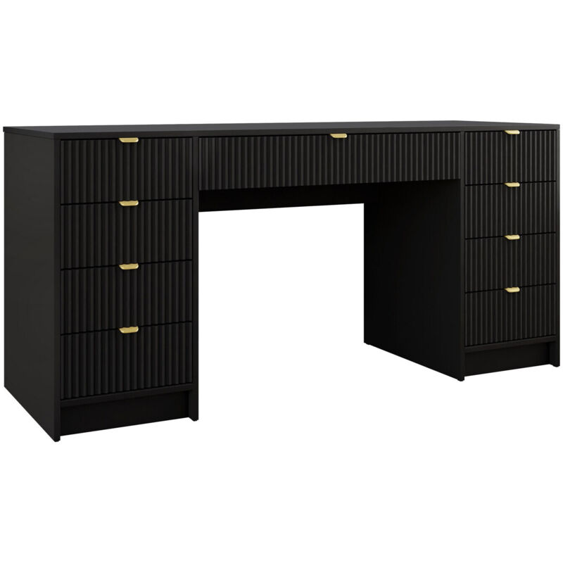 foto del prodotto mobilier1 scrivania da ufficio comfivo larmire 110, nero, con cassetti, il numero di porte 0, numero di cassetti 0, 76x154x55cm