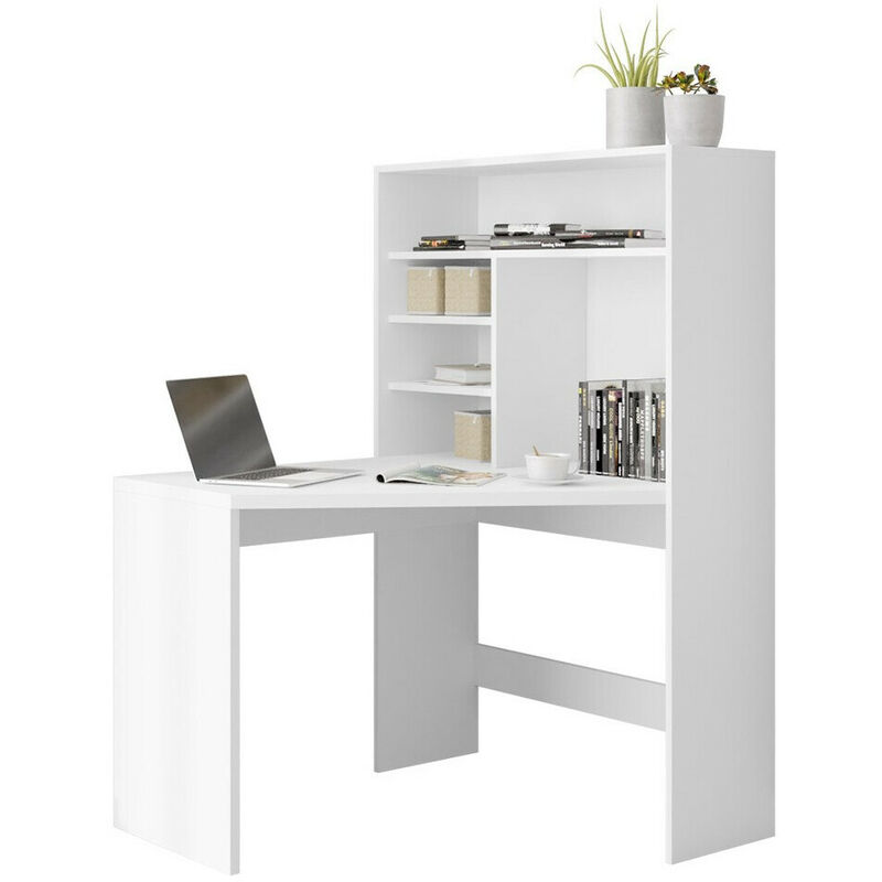 foto del prodotto mobilier1 scrivanie angolare bedford 101, bianco, angolare, il numero di porte 0, numero di cassetti 0, 75x101x96cm